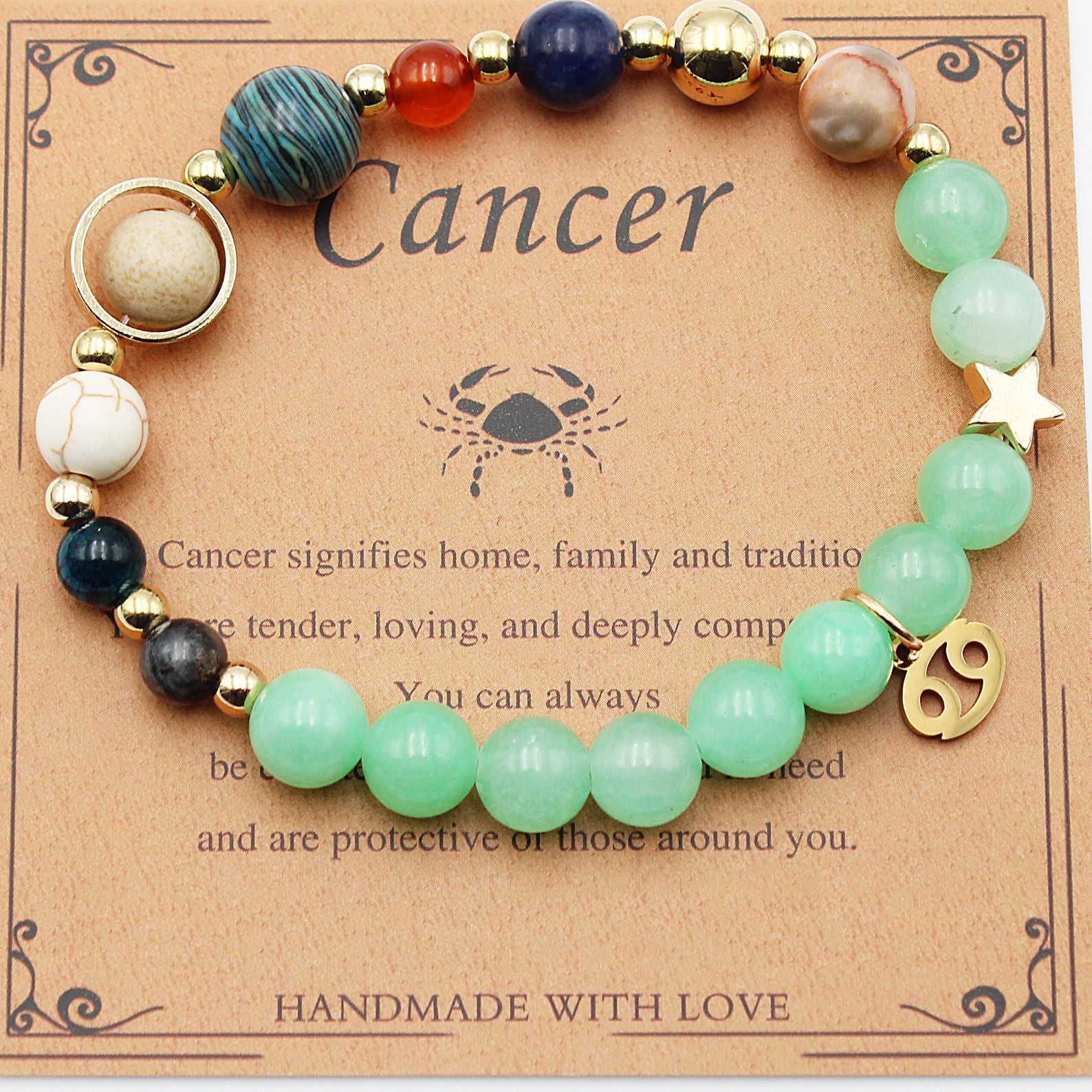 Morgan Stone Beaded Constellation Planet Bracelet