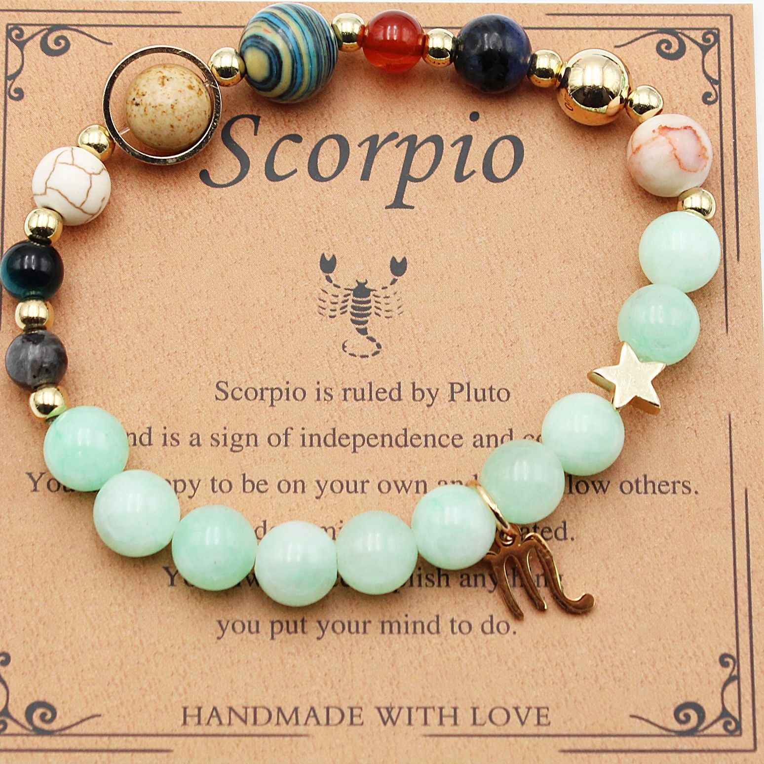 Morgan Stone Beaded Constellation Planet Bracelet