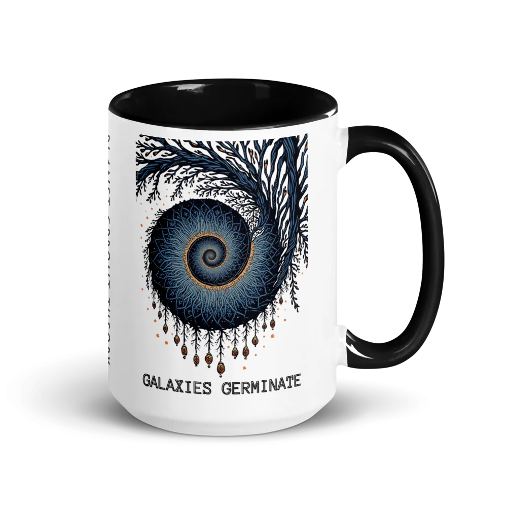 Galaxies Germinate Color Splash Ceramic Mug