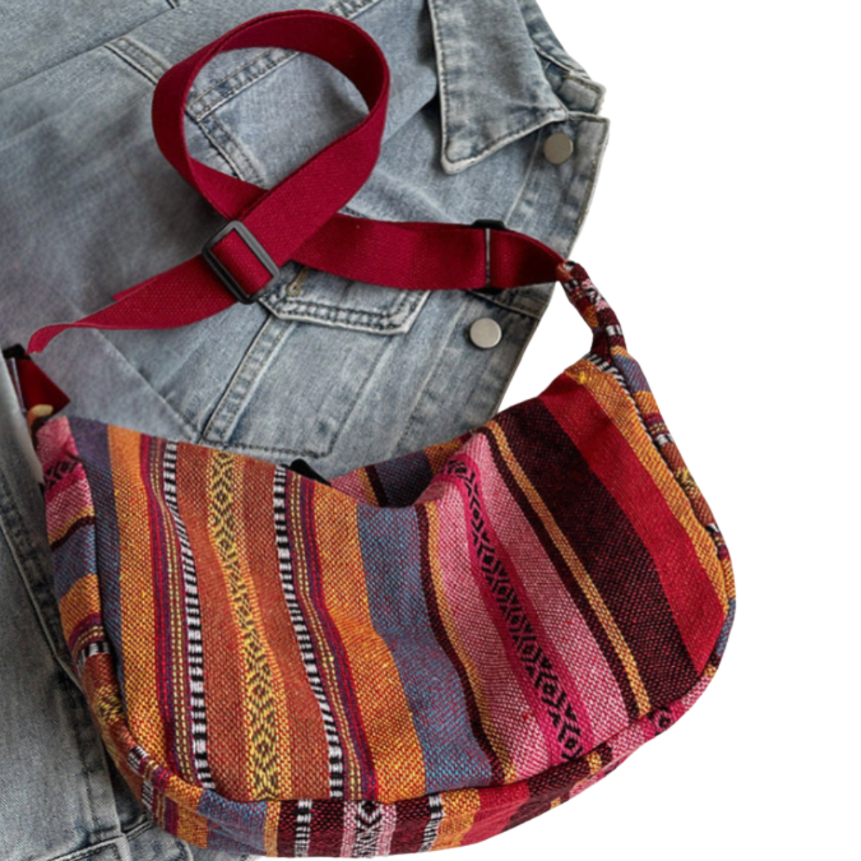 Retro Ethnic Style Crossbody Shoulder Bag