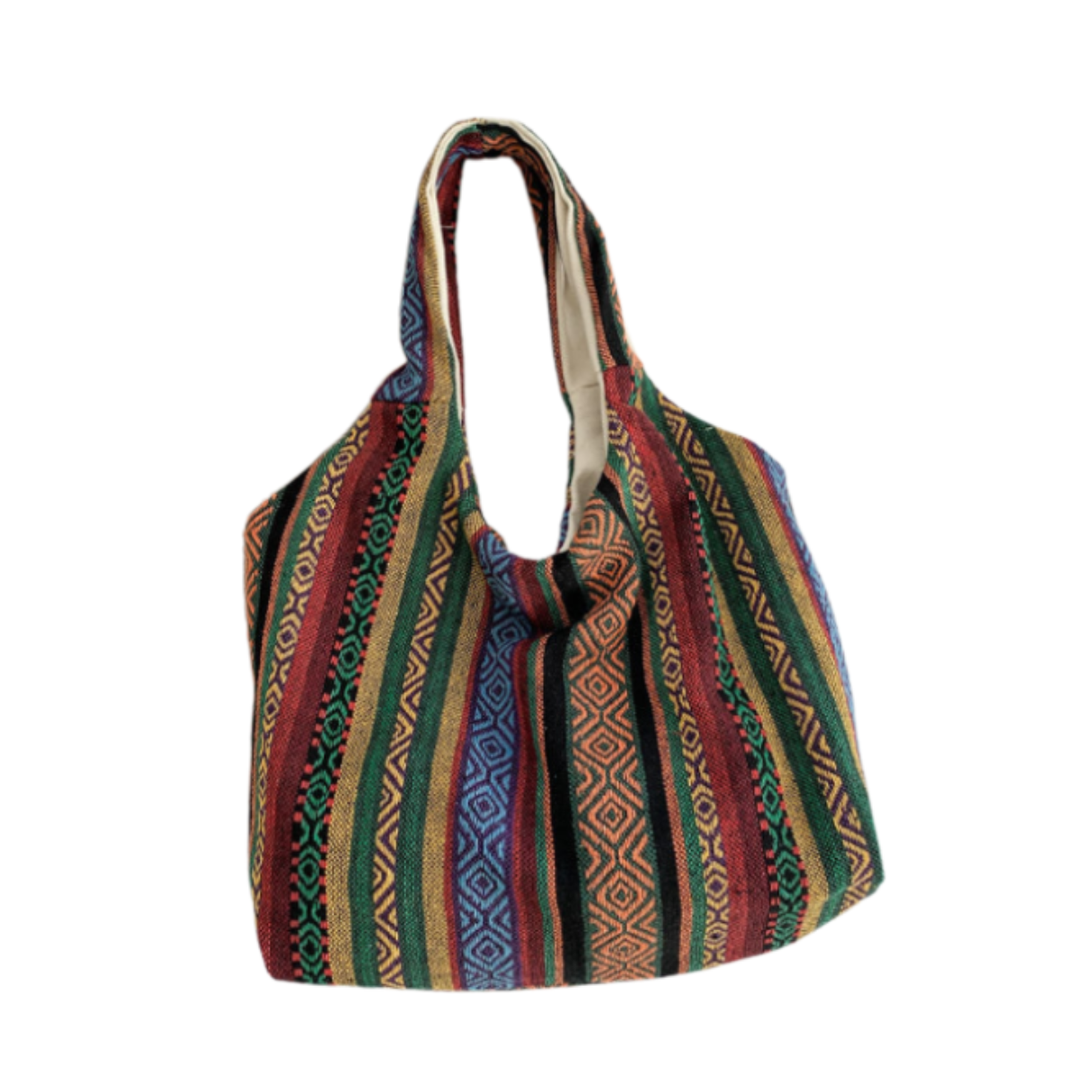 Retro Hippie Boho Commuter Handbag Large Capacity