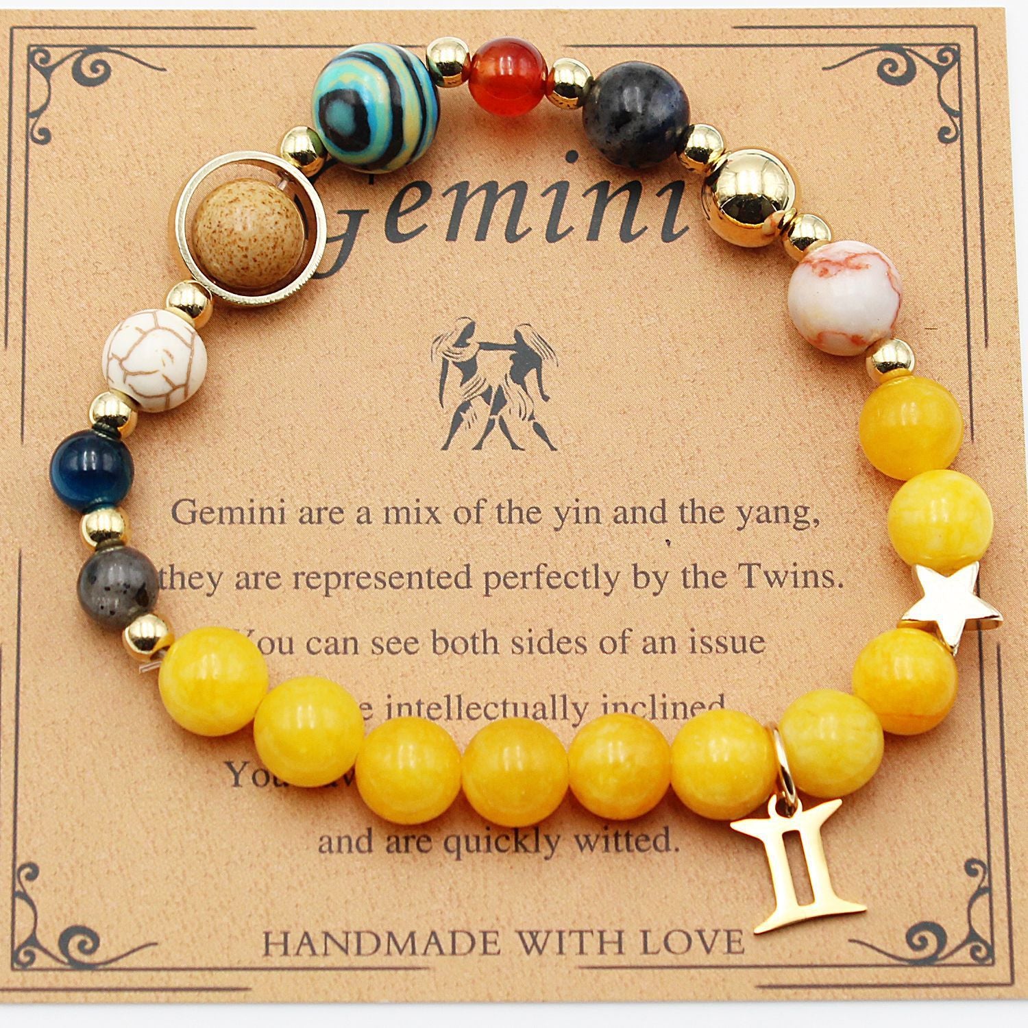 Morgan Stone Beaded Constellation Planet Bracelet