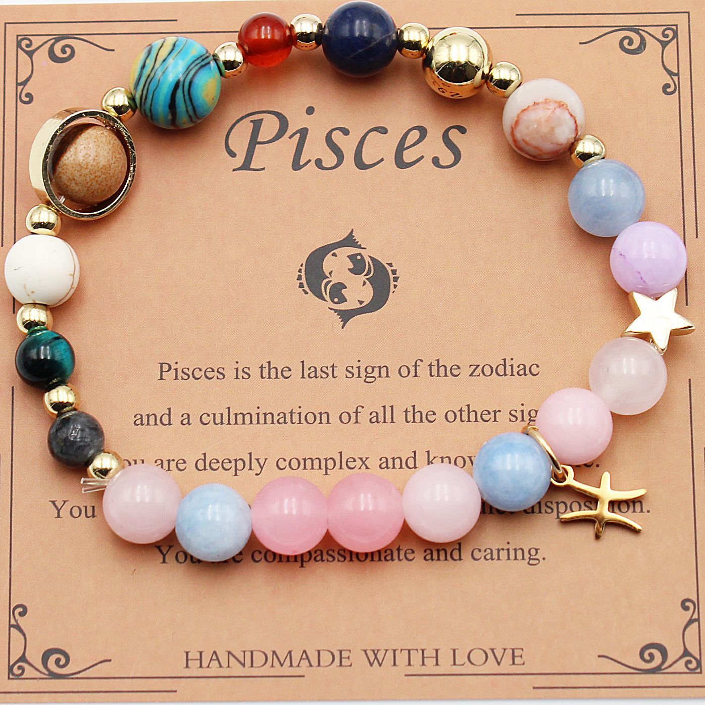 Morgan Stone Beaded Constellation Planet Bracelet