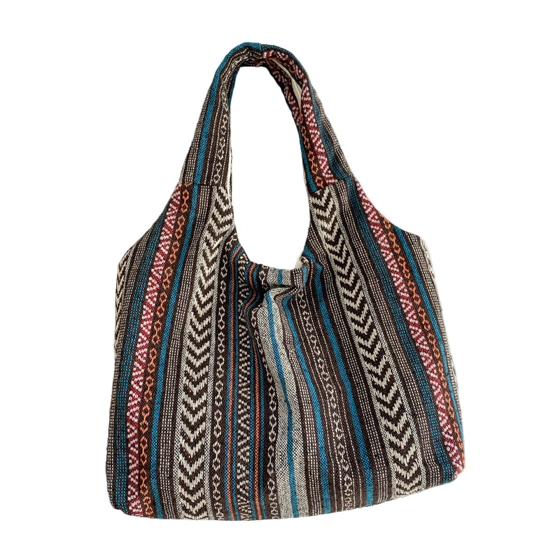 Retro Hippie Boho Commuter Handbag Large Capacity