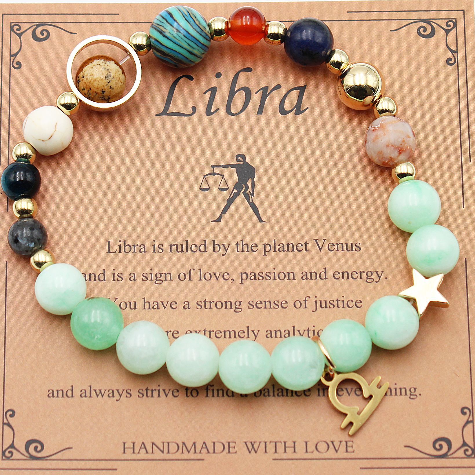 Morgan Stone Beaded Constellation Planet Bracelet