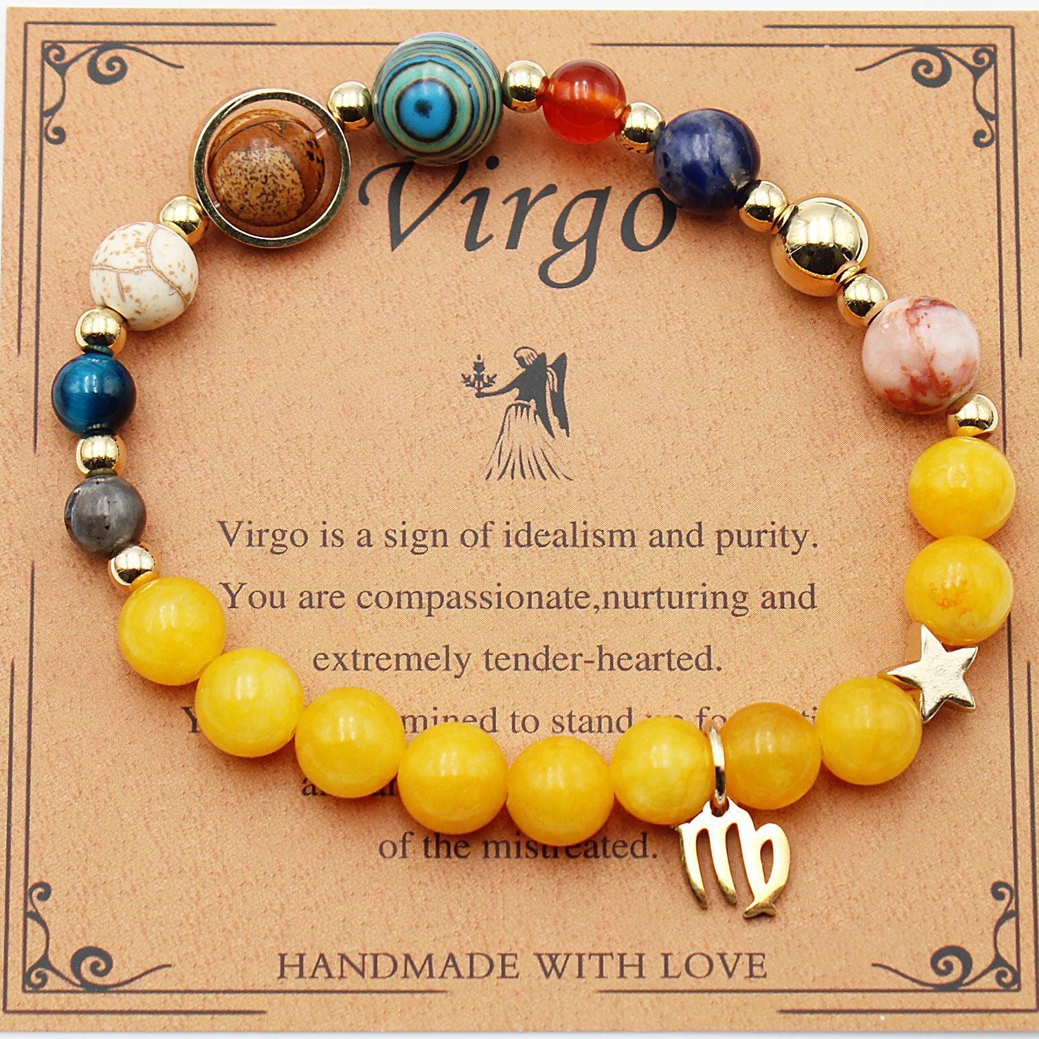 Morgan Stone Beaded Constellation Planet Bracelet
