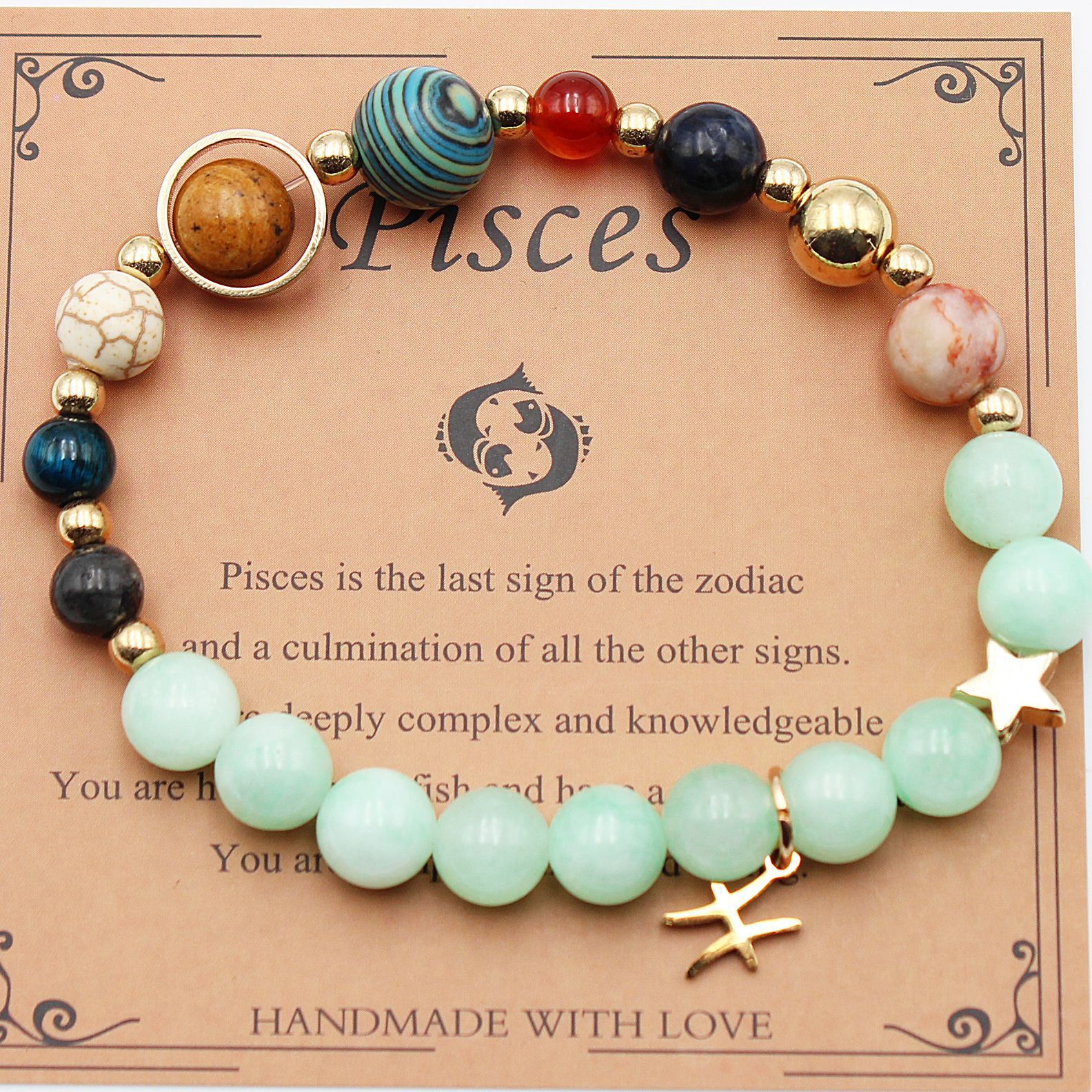 Morgan Stone Beaded Constellation Planet Bracelet