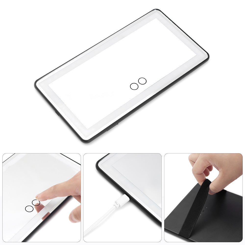Car LED Touch Lamp HD Makeup Mirror