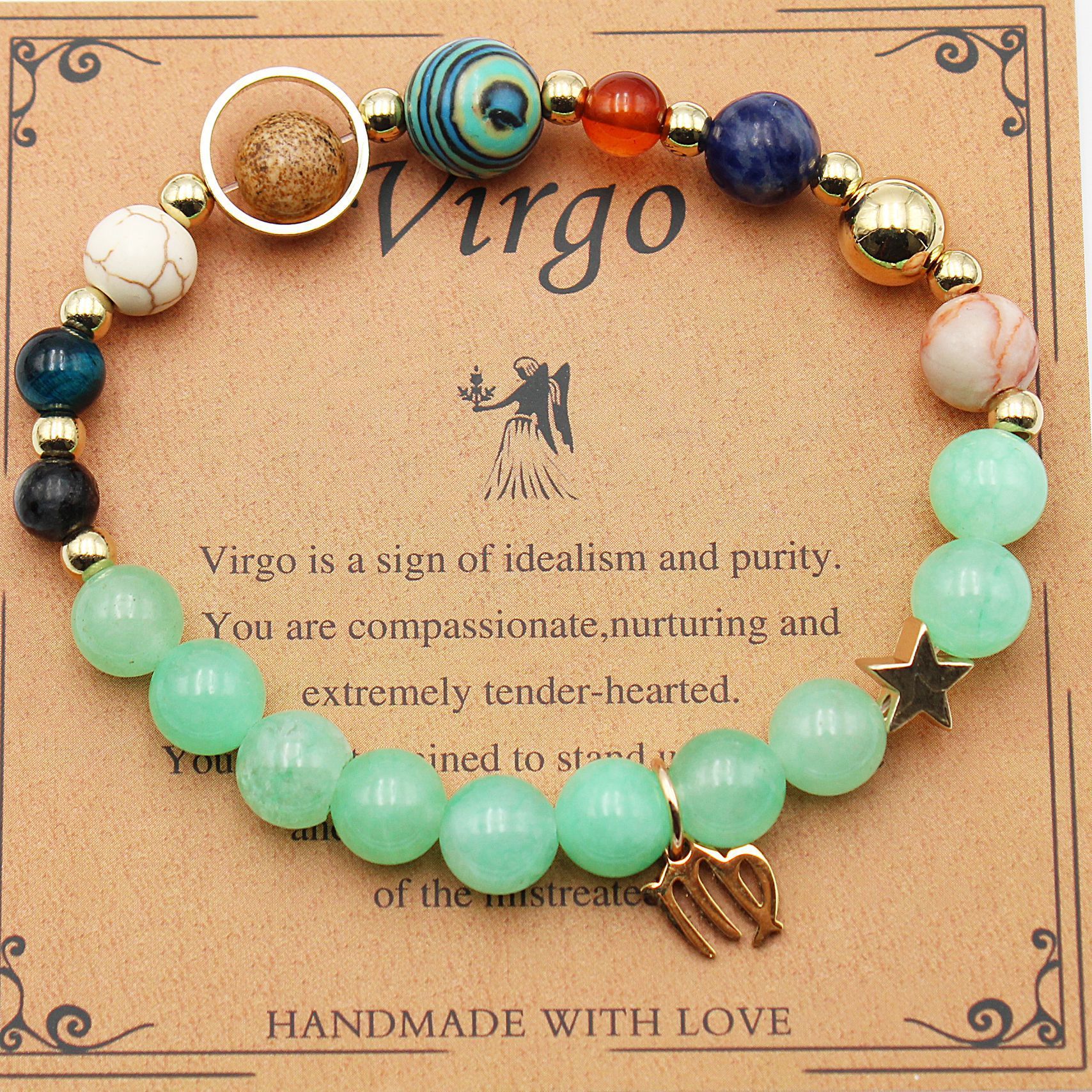 Morgan Stone Beaded Constellation Planet Bracelet