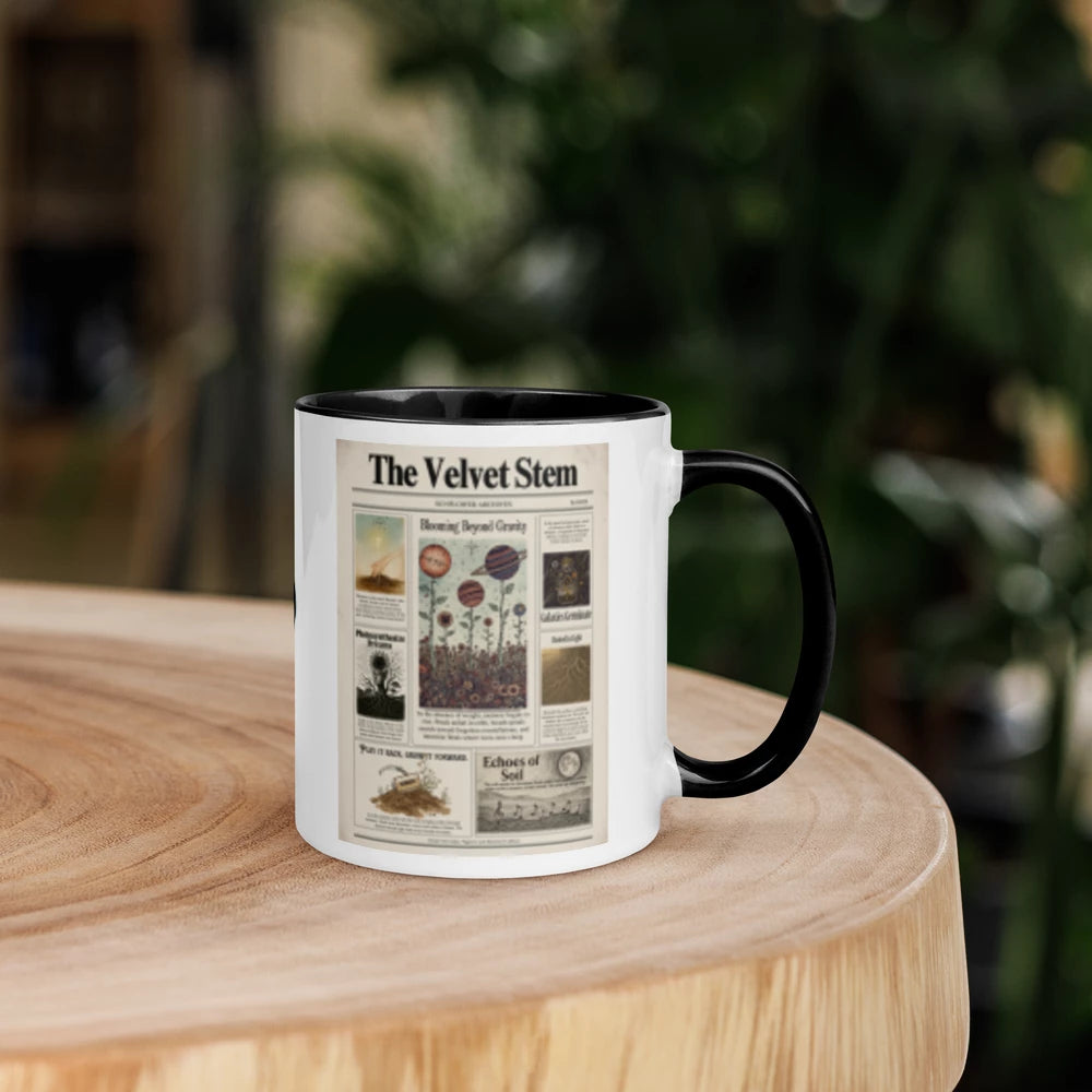 The Velvet Stem Color Splash Ceramic Mug