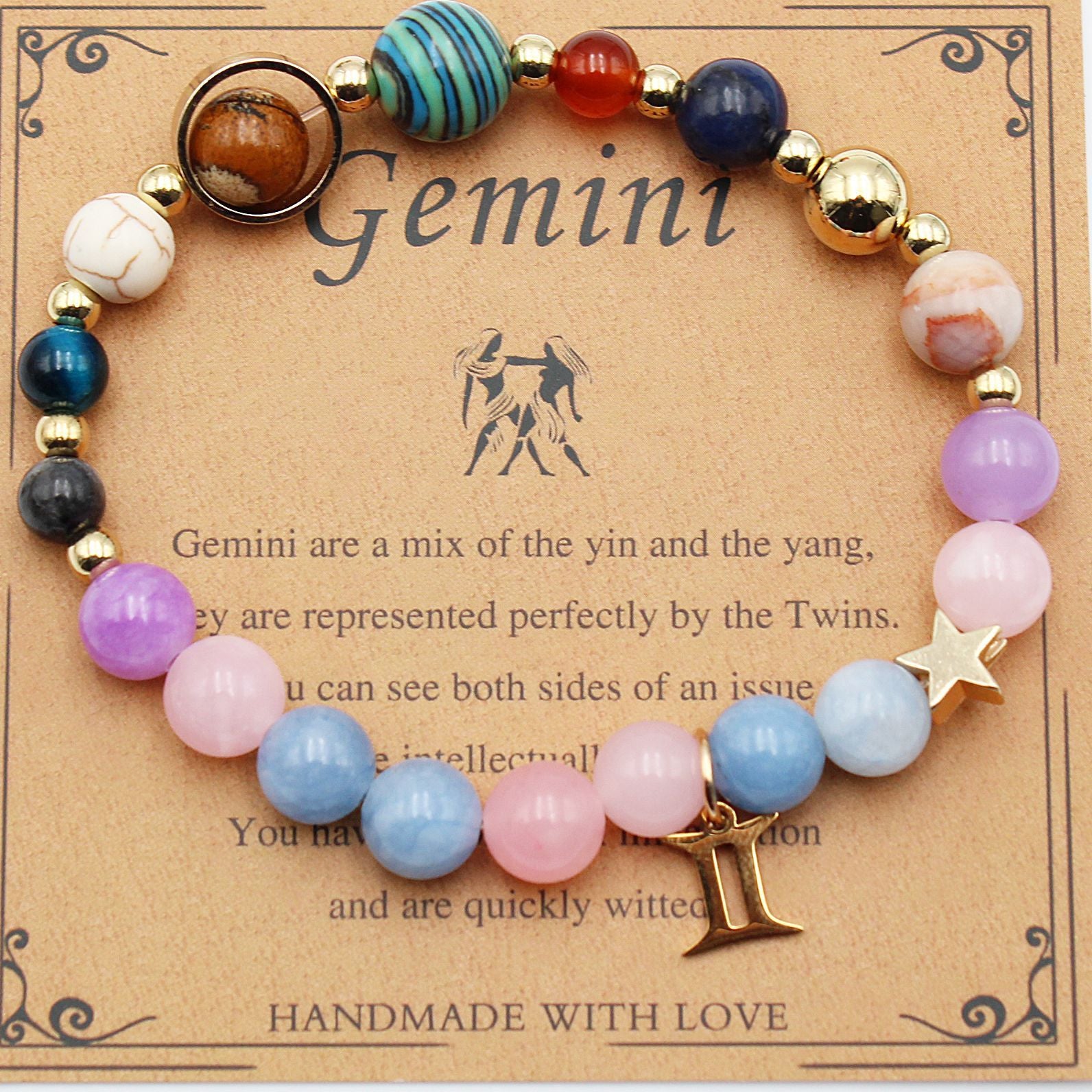Morgan Stone Beaded Constellation Planet Bracelet