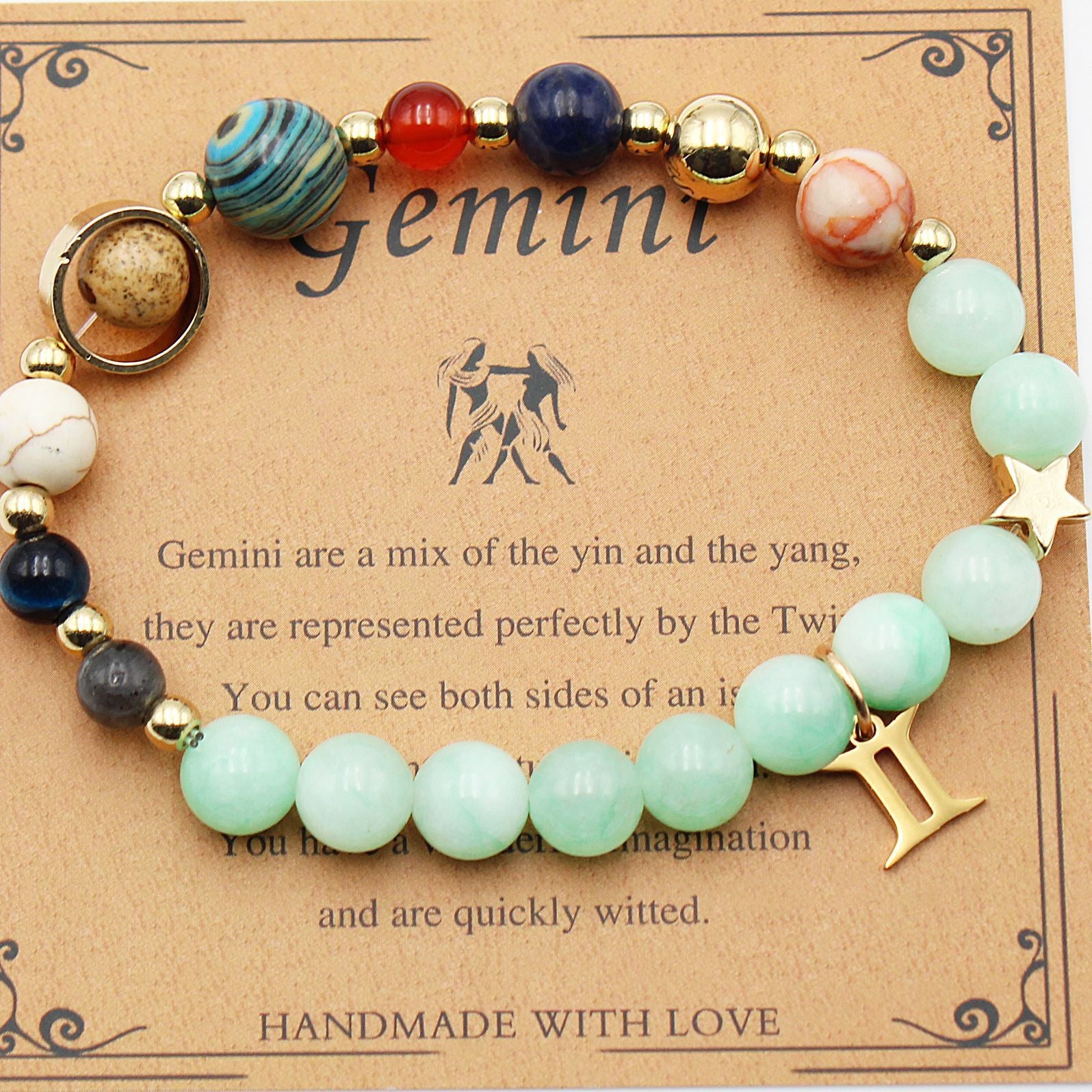 Morgan Stone Beaded Constellation Planet Bracelet