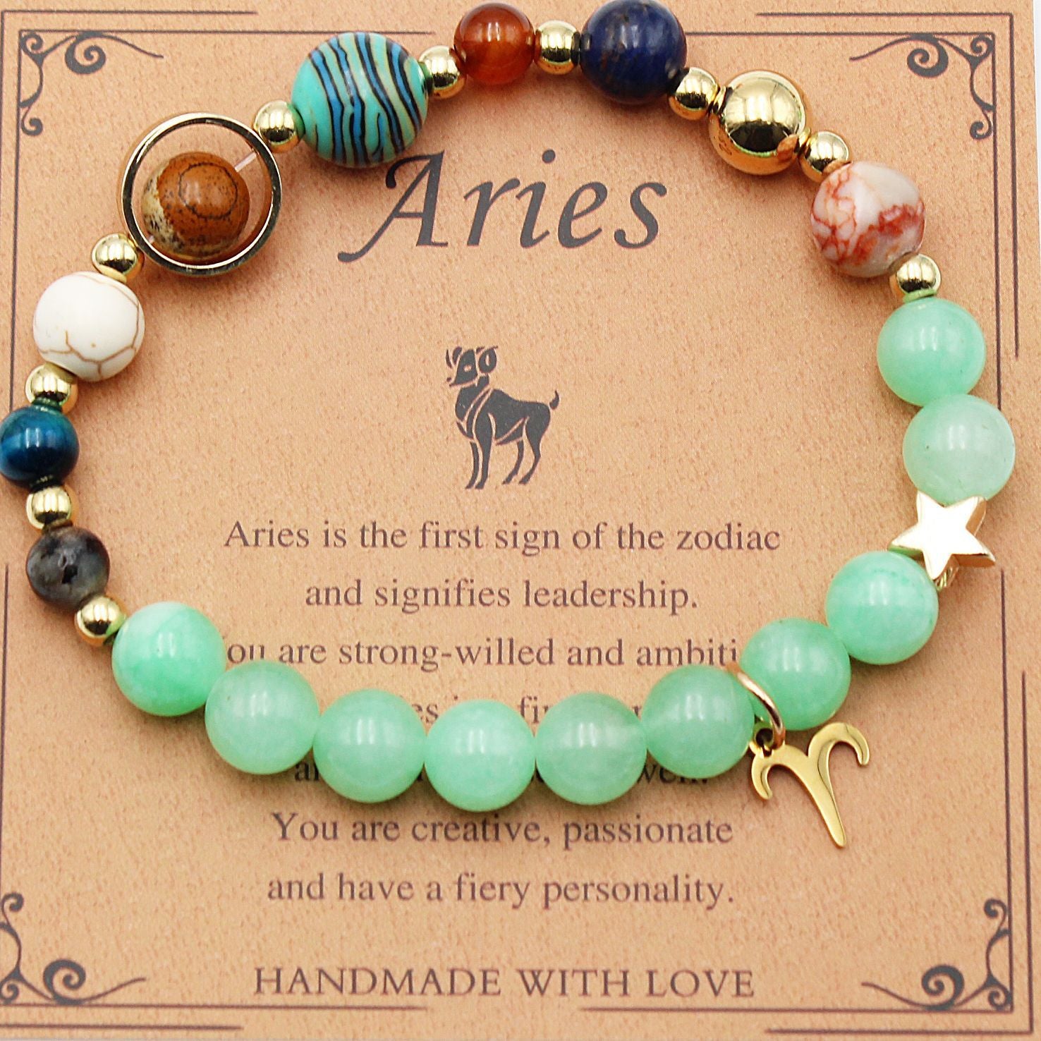 Morgan Stone Beaded Constellation Planet Bracelet