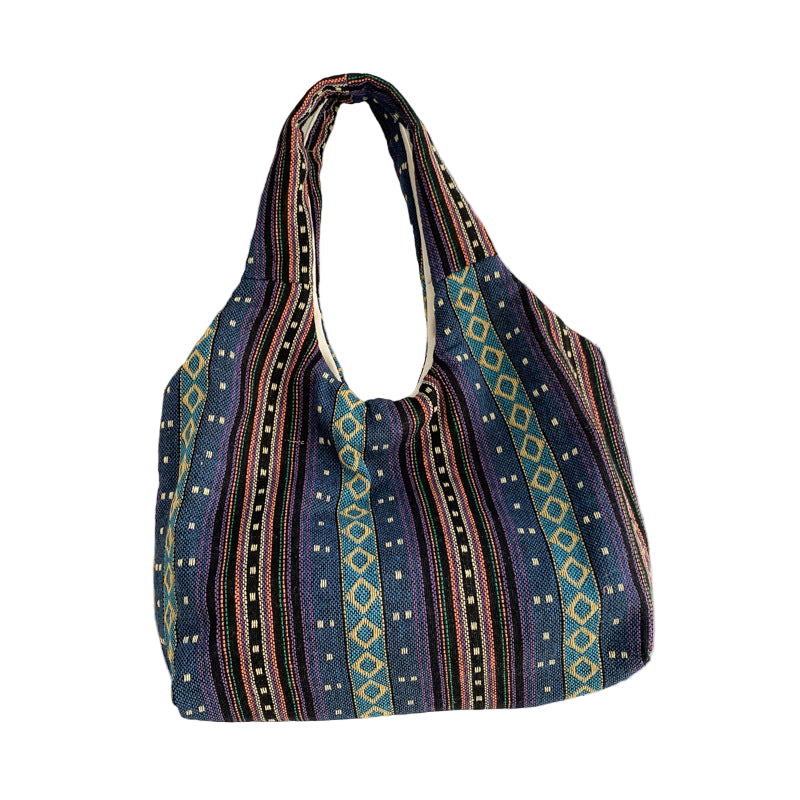 Retro Hippie Boho Commuter Handbag Large Capacity