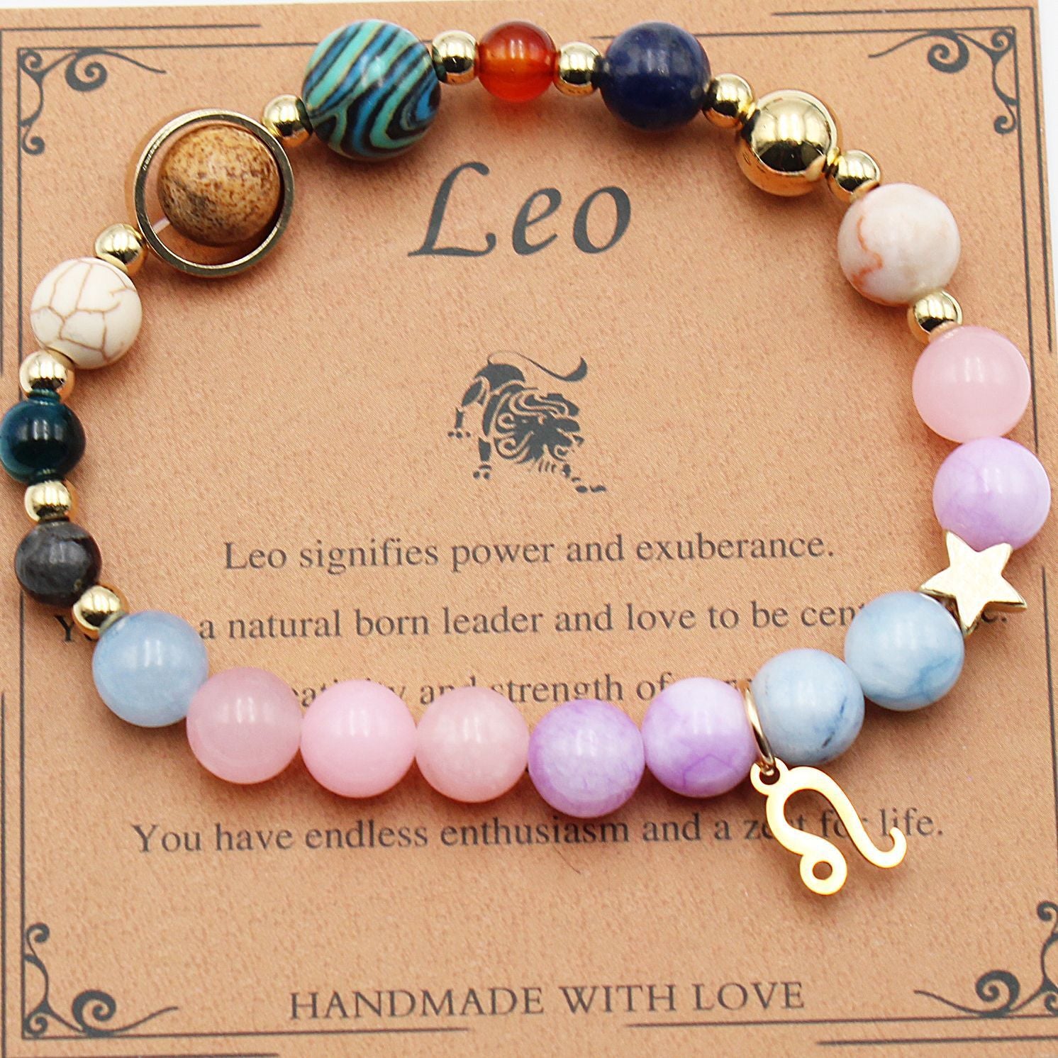 Morgan Stone Beaded Constellation Planet Bracelet