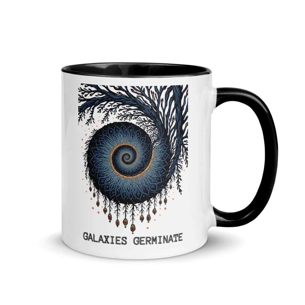 Galaxies Germinate Color Splash Ceramic Mug