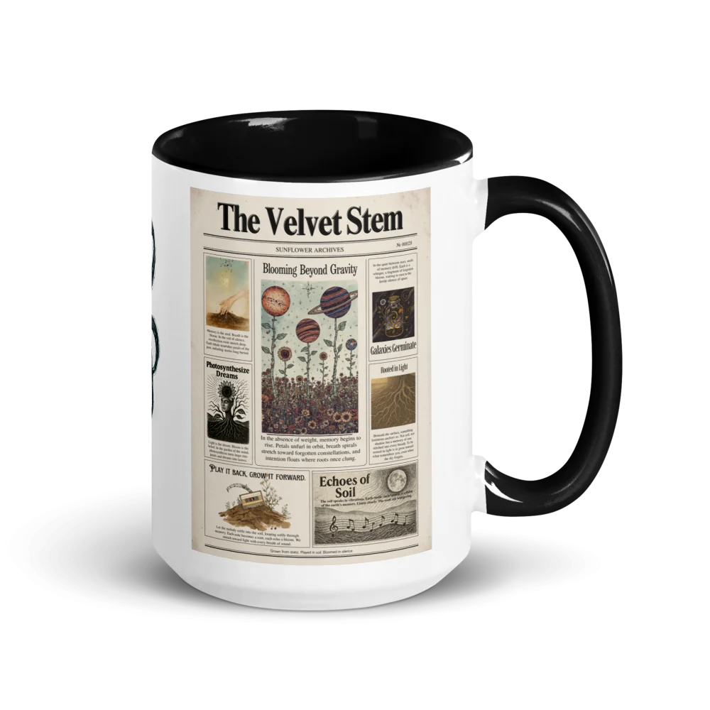The Velvet Stem Color Splash Ceramic Mug